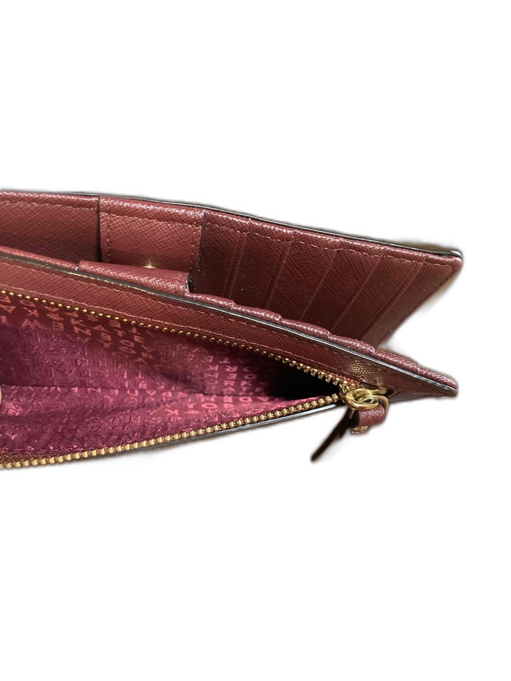Kate Spade New York Staci Bifold Wallet In Deep Cherrywood Red NWT - Picture 6 of 8